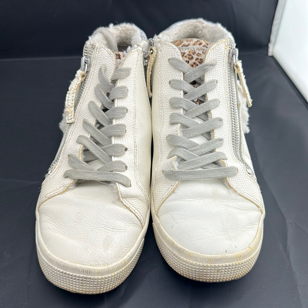 Dolce Vita Women’s Sneakers Leopard Zip-Up